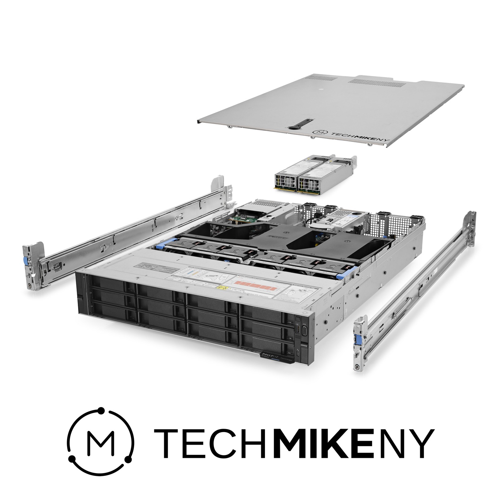 Dell PowerEdge R750xs Server 2.80Ghz 16-Core 256GB RAM 1.6TB SSD + 120TB Rails