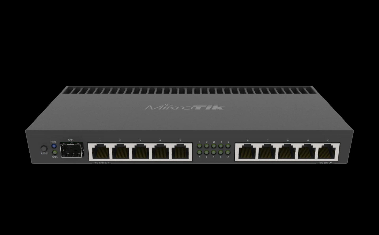MikroTik RB4011iGS+RM 1.4Ghz CPU, 1GB RAM, SFP+ 10Gbps cage