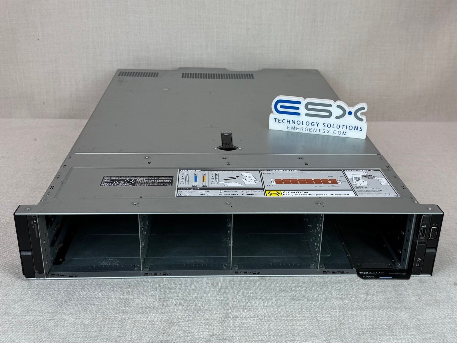 Dell PowerEdge R750XS 12x 3.5″ Server- 2x 16C Silver 4314 @ 2.4GHz, 128GB RAM
