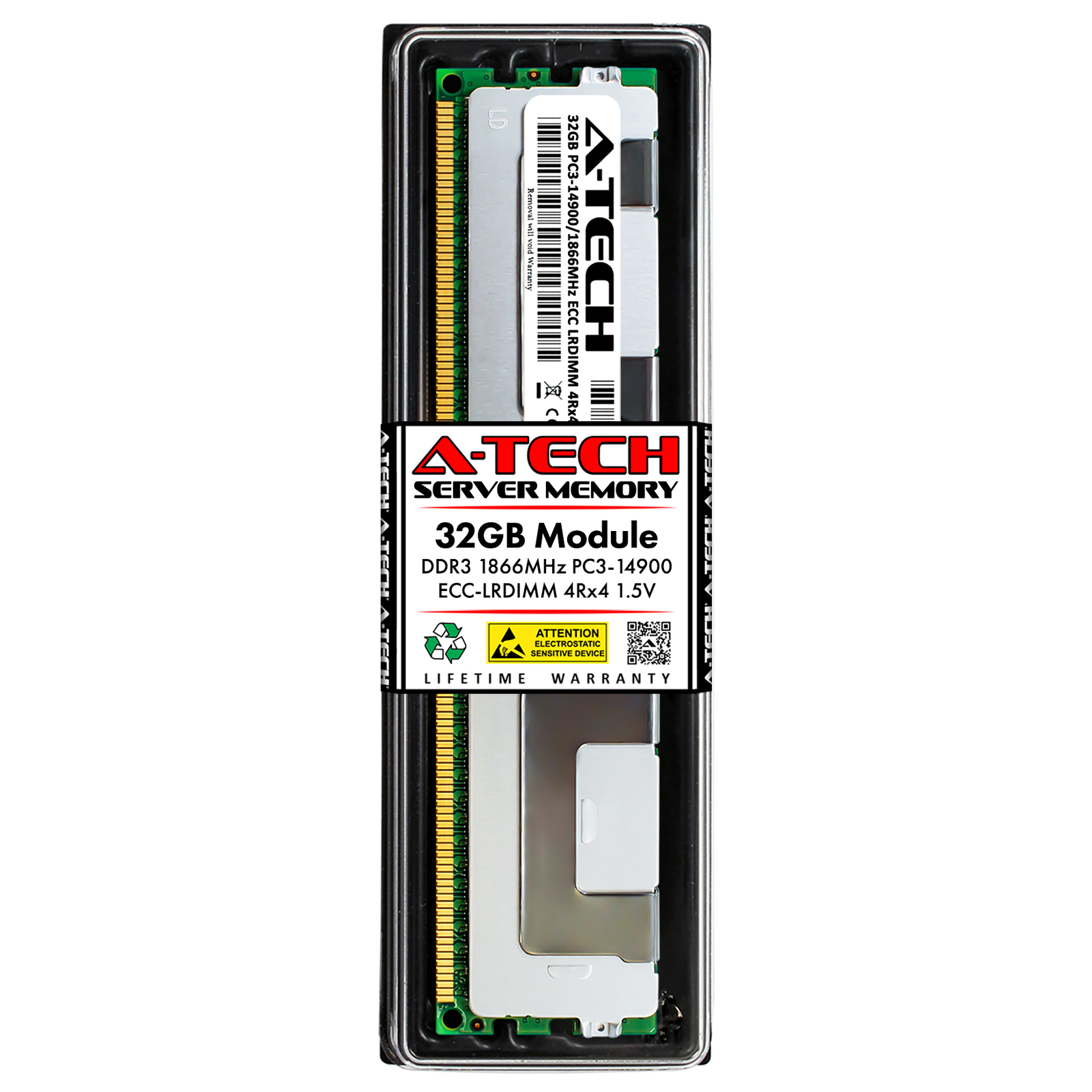 32GB PC3-14900 ECC LR RAM for Dell PowerEdge R720xd (SNPJGGRTC/32G Equivalent)
