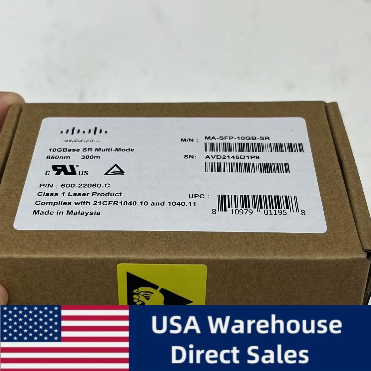 Compatible Cisco MA-SFP-10GB-SR Meraki Fiber Transceiver Free Shipping USA