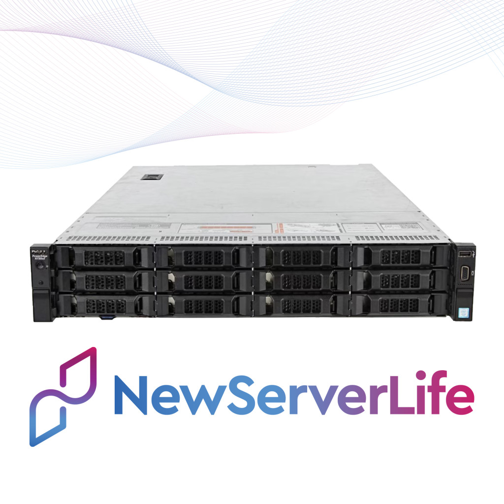 DELL R730XD 12LFF + 4LFF + 2SFF 2x E5-2640v3 2.6GHz =16 Cores 32GB H730 4xRJ45