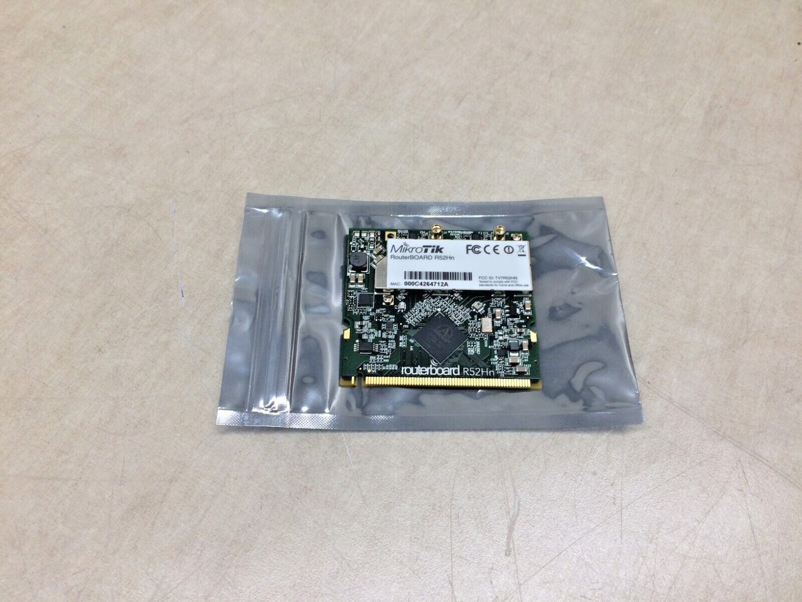 MikroTik RouterBOARD R52Hn Dual Band Wireless Network Adapter mini PCI TV7R52HN
