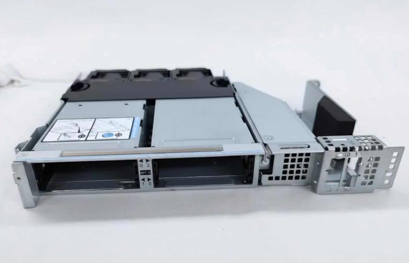 Dell 4CJTY 4×2.5” SAS Rear Flex Bay Drive Cage for PowerEdge R750