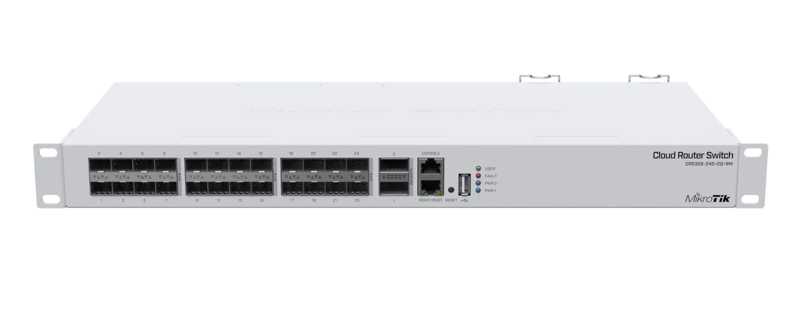 Mikrotik Cloud Router Switch CRS326-24S+2Q+RM 2 40Gbs Ports, 24 10Gbs SFP+ Ports
