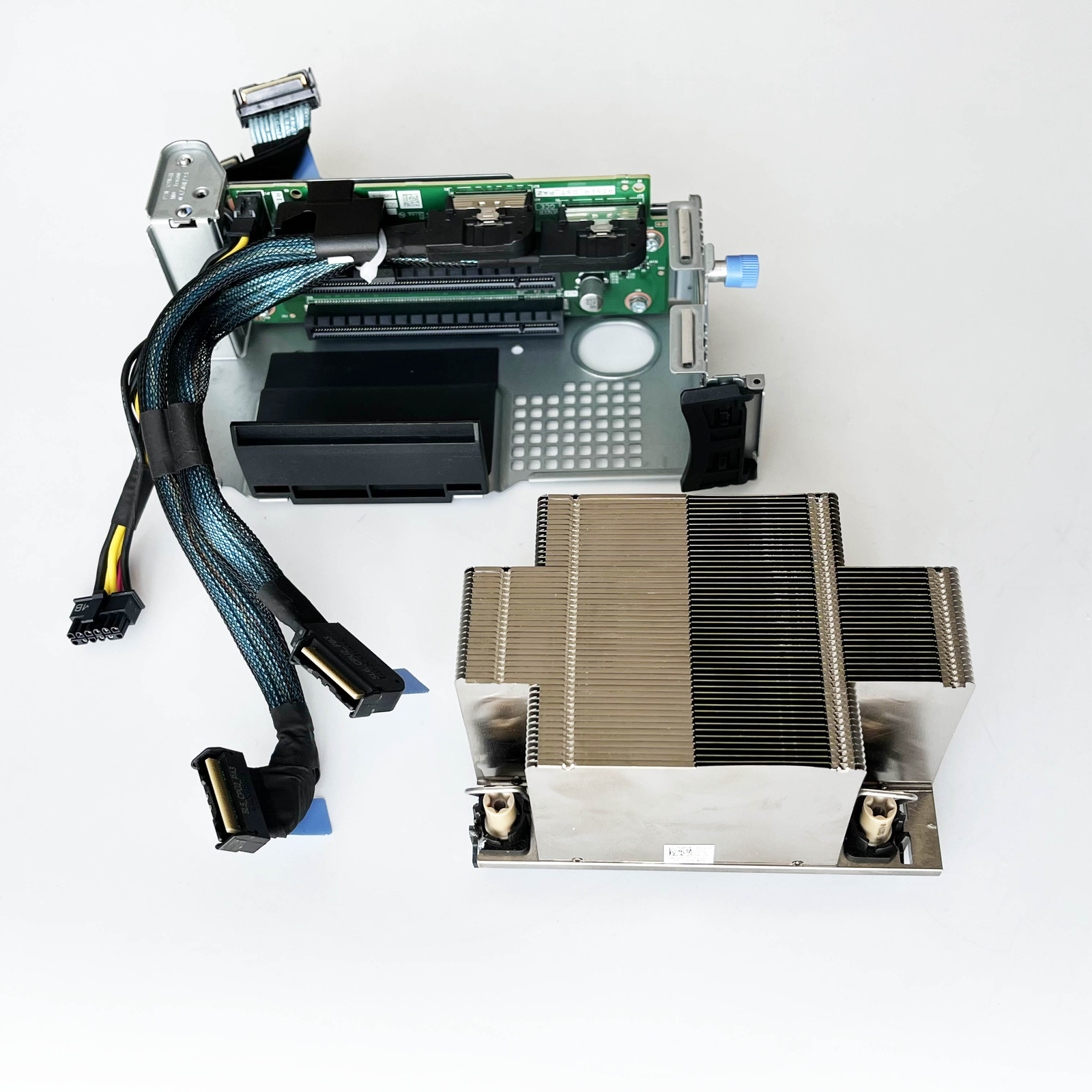 For Dell PowerEdge R750xs Dual CPU Upgrade Expansion Card RISER with Radiator US