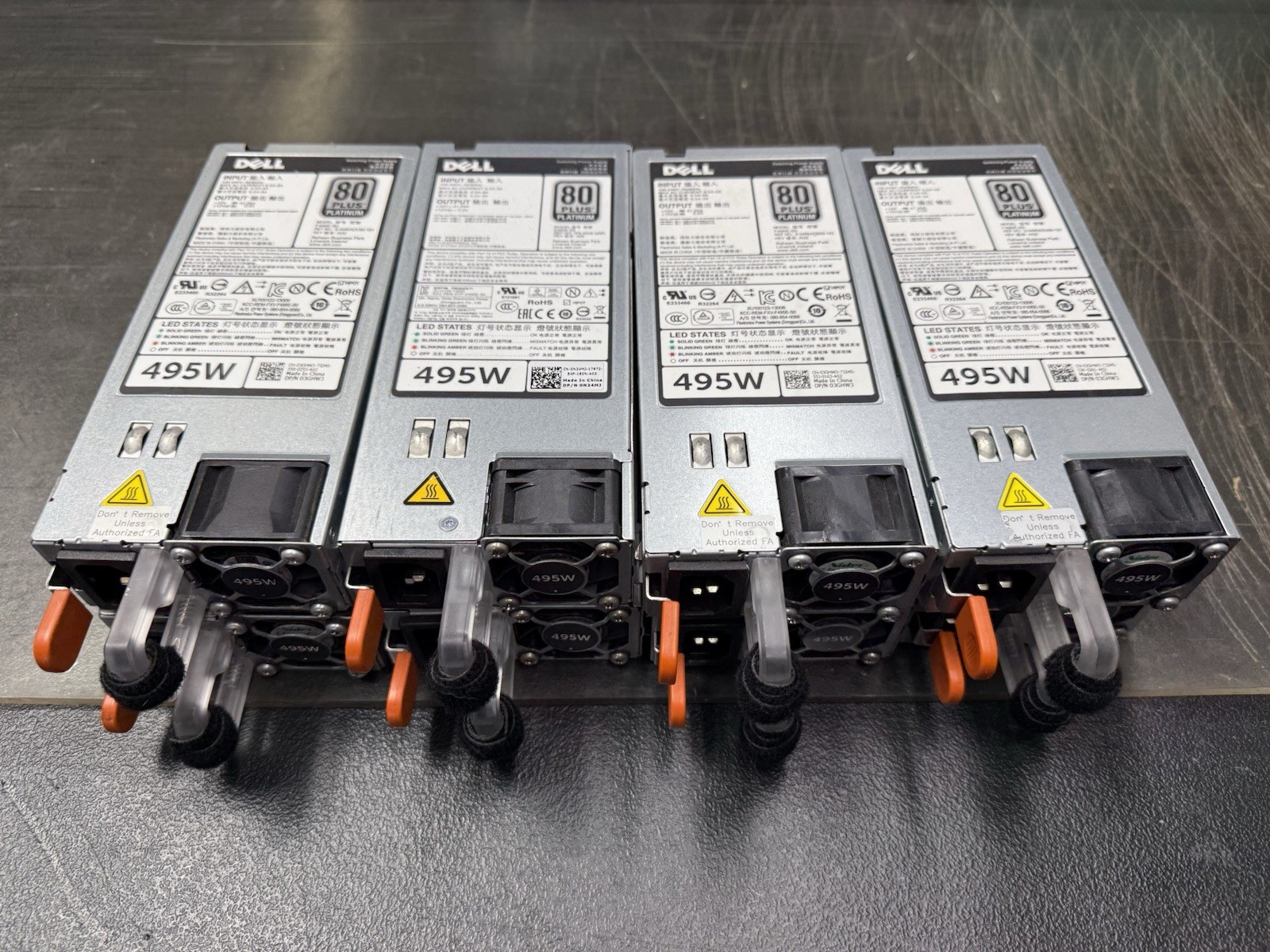 8X Dell N24MJ PowerEdge R620/R720 495W Server Power Supply