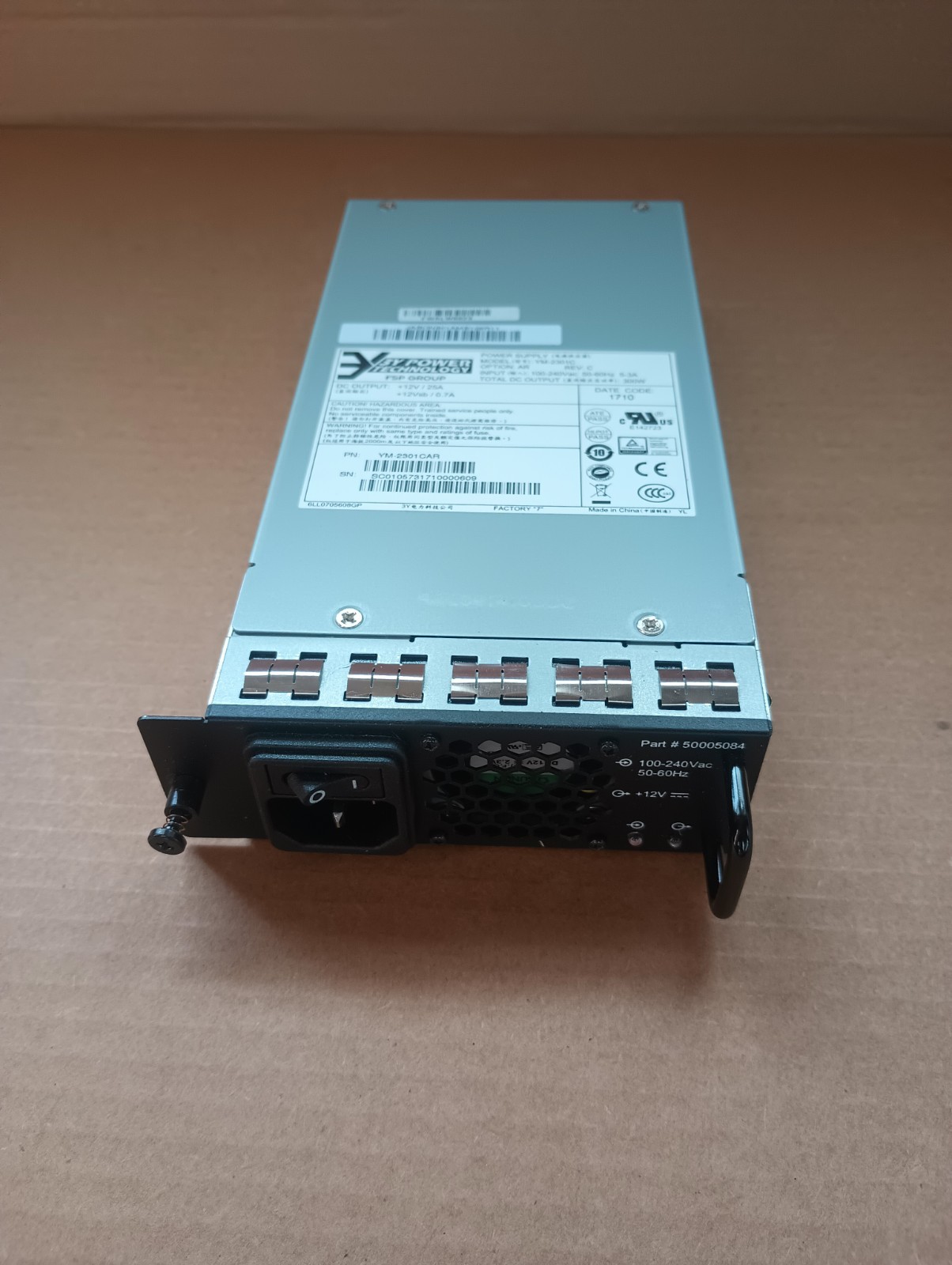 3Y  YM-2301G 300W Power Module Server Power Supply Tested Working