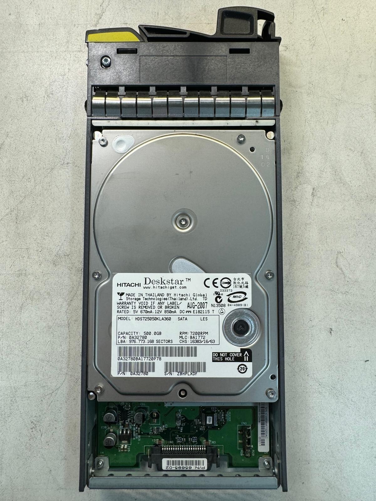 NetApp 500GB 108-00088+A1 X274B-R5 7.2K RPM 3.0Gbps SATA 3.5″ Server Hard Drives