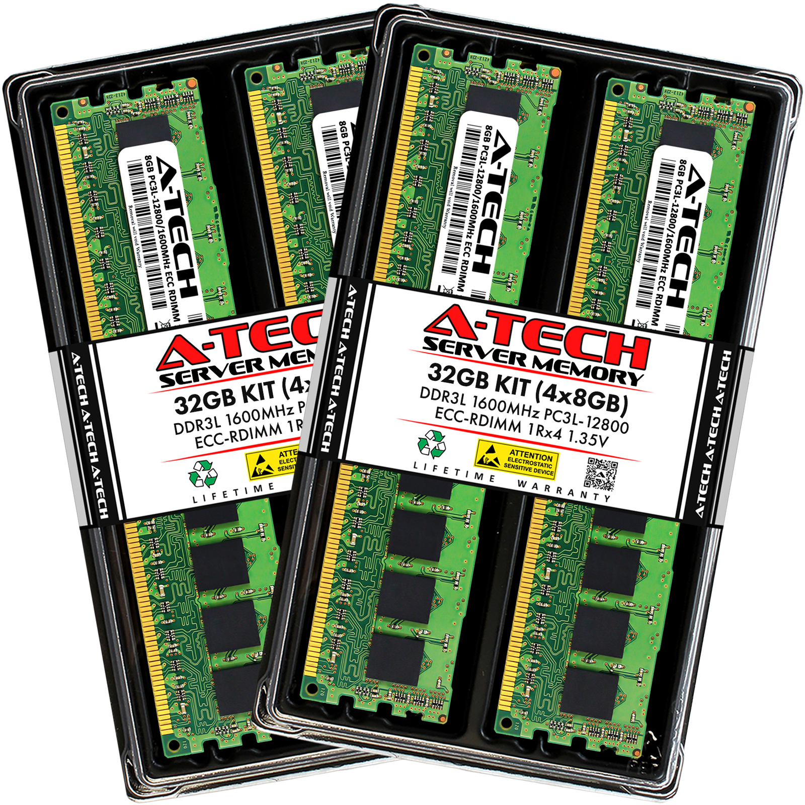 32GB 4x 8GB PC3L-12800R RDIMM Dell PowerEdge C6145 C6220 C8220 R720xd Memory RAM
