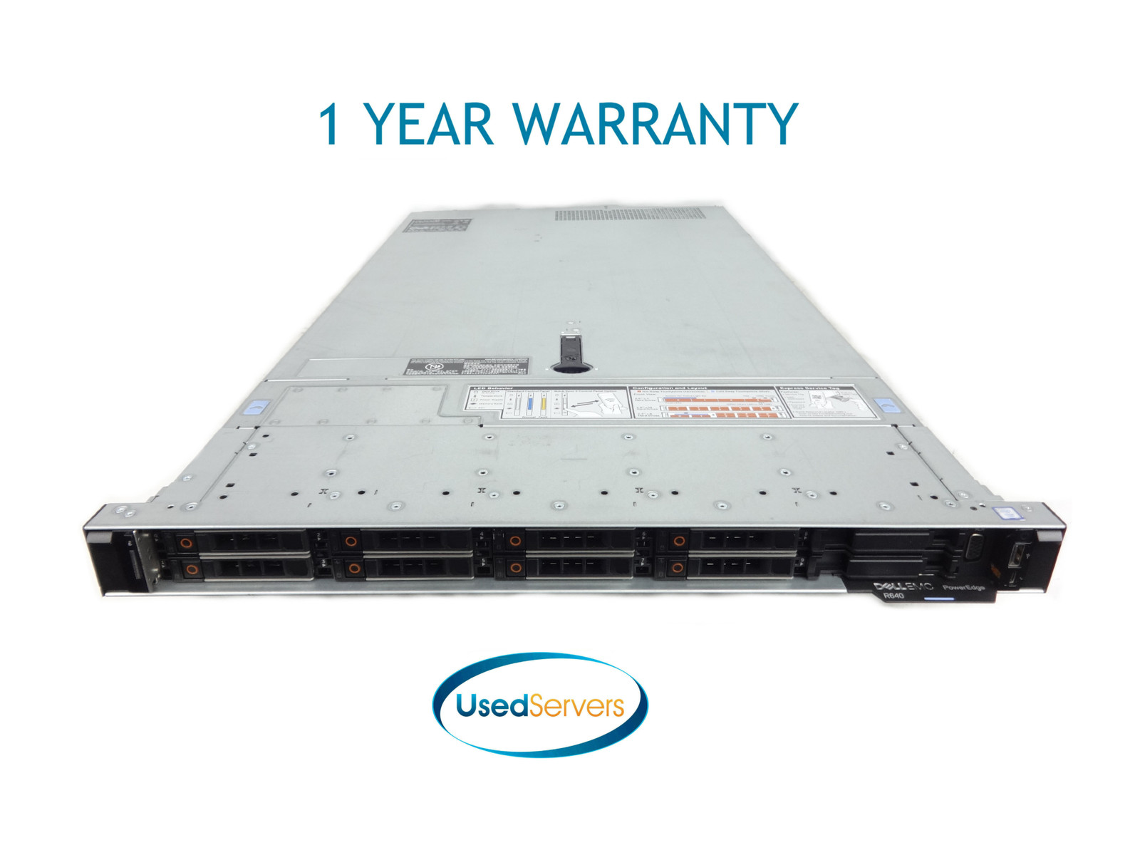 Dell R640 10x 2.5(SFF) 2x Gold 6132 2.6GHZ=28Cores 256GB 2133 8x HD TRAY H730P