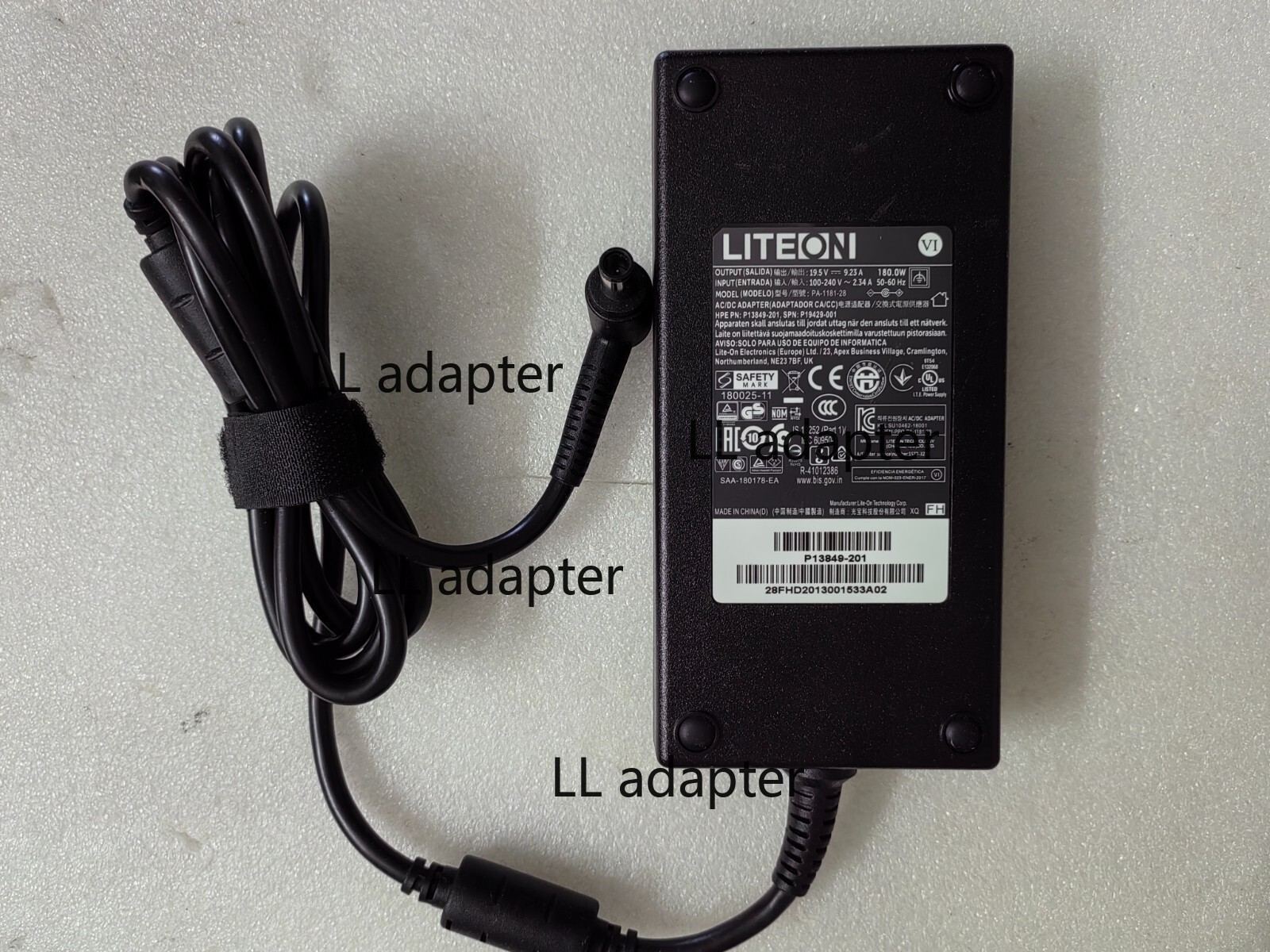 OEM LITEON 180W 19.5V9.23A P13849-201 For HPE ProLiant MicroServer Gen10 Plus v2