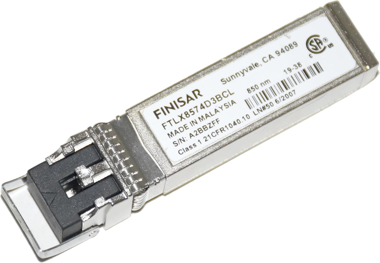 Finisar FTLX8574D3BCL 10G SFP+ SR 850nm MMF 400m Transceiver