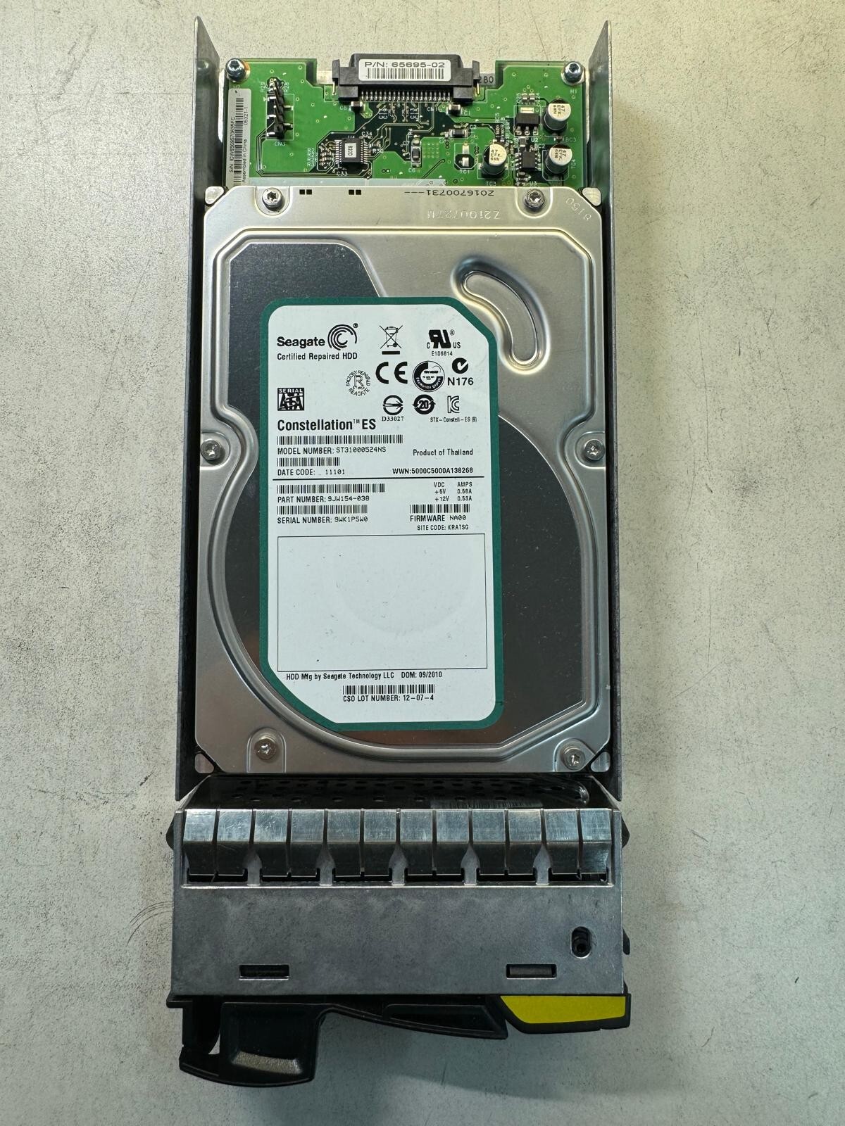 NetApp 1TB 108-00180+A5 X269A-R5 7.2K RPM 3.0Gbps SATA 3.5″ Server Hard Drives