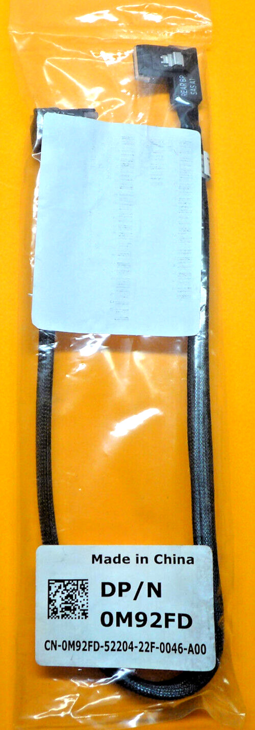 New Dell PowerEdge R720XD BP SAS to Rear BP 22.5 SFF8087 Cable M92FD