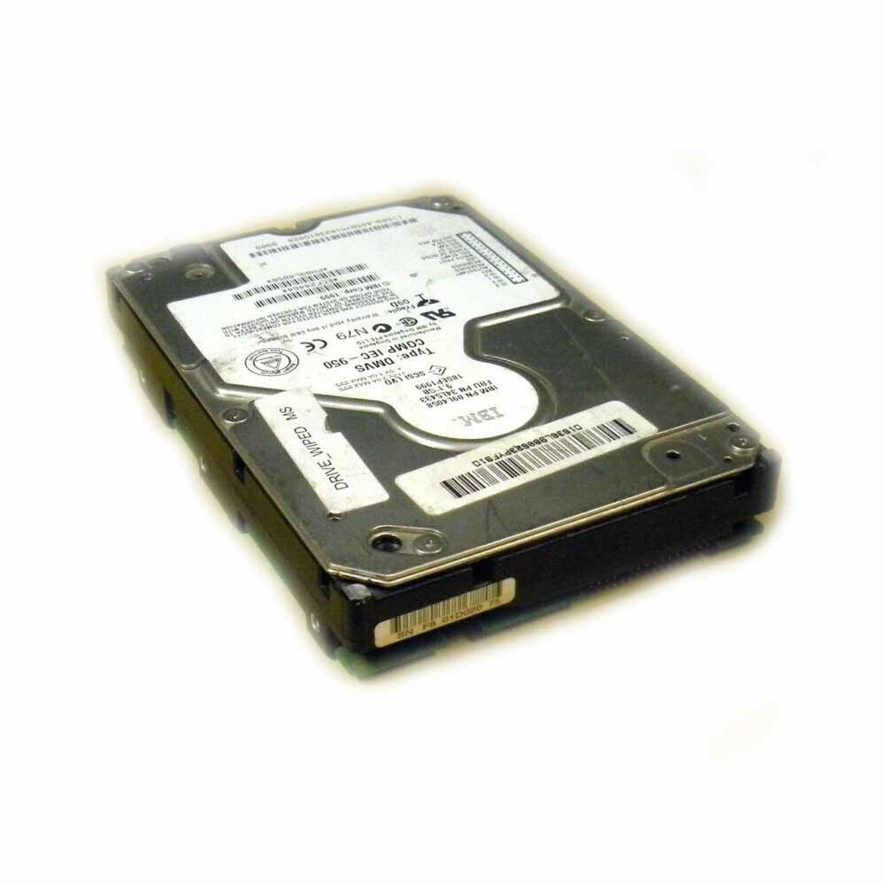 IBM 09L4058 Hard Drive 9.1GB Netfinity SCSI 3.5in