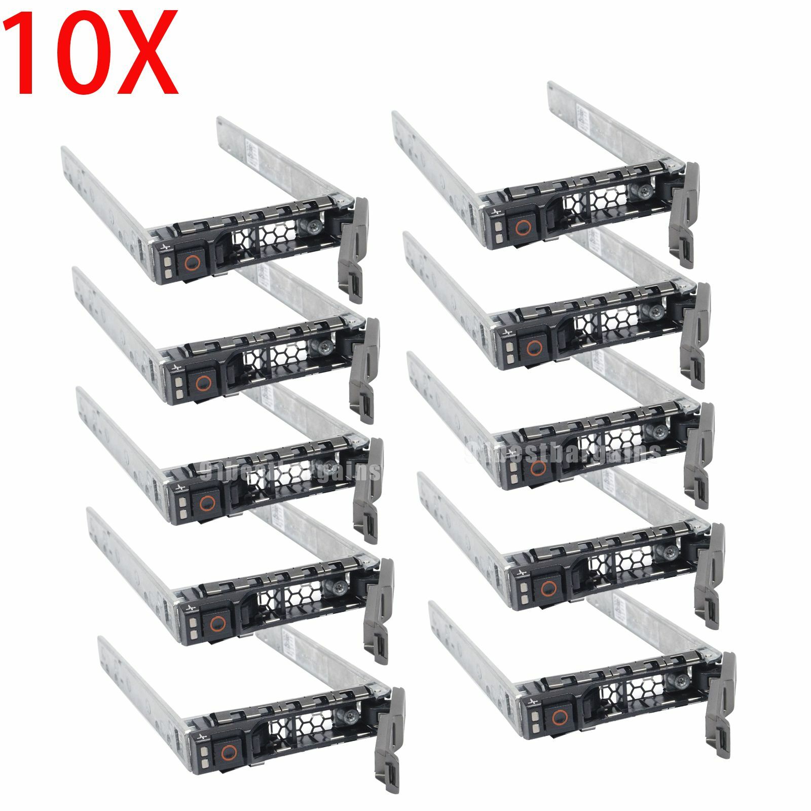 Lot OF 10, 2.5″ SAS/SATA Hard Drive Tray Caddy For Dell PowerEdge R720XD US SHIP