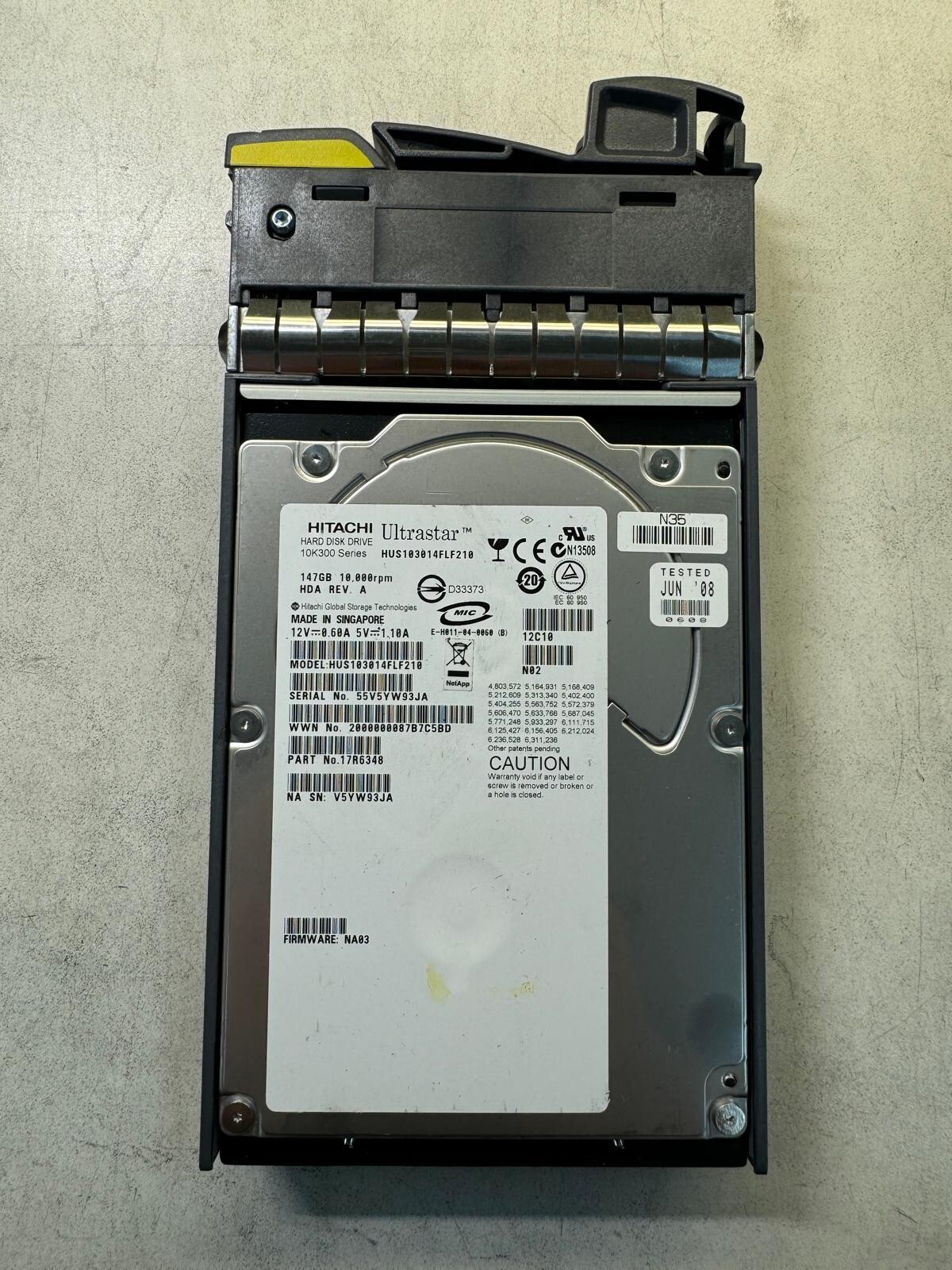 NetApp 147GB 108-00082+A4 X274B-R5 10K RPM 2.0Gbps FC 3.5″ Server Hard Drives