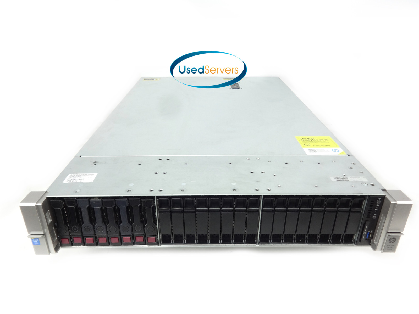 Proliant DL380 G9 24SFF 2x E5-2680V3 2.5ghz=24Cores 32GB 2133 8x HD Tray P440AR