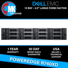 Dell PowerEdge R740XD 12B LFF 2U Server -V1- Choose CPUs/RAM/Drives – Wholesale