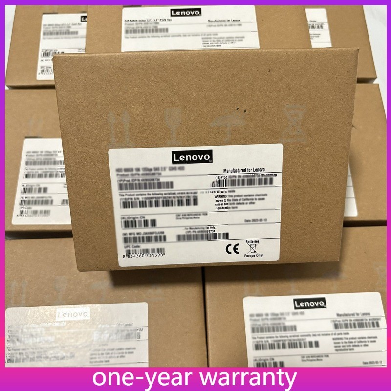 02JH670,4XB7A64875 Lenovo 16TB 7.2K 12Gbps 3.5″ SAS Server Hard Drives HDD New