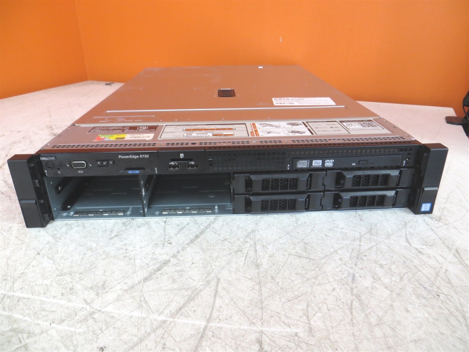 Dell PowerEdge R730 Server 2x Intel Xeon E5-2630v4 2.2GHz 64GB 0HD PERC H730P