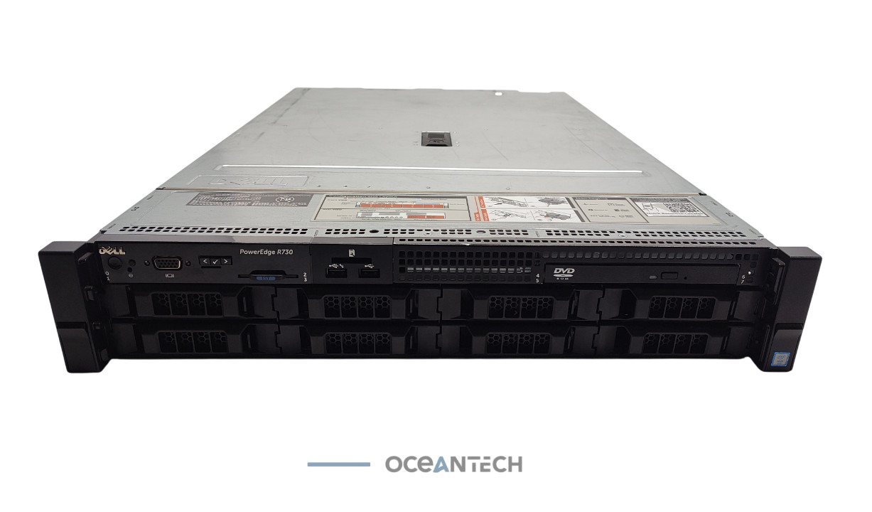 Dell PowerEdge R730 2x E5-2690 Xeon v3  8x 3.5″ Bay 2x 1100W No RAM, No Drives
