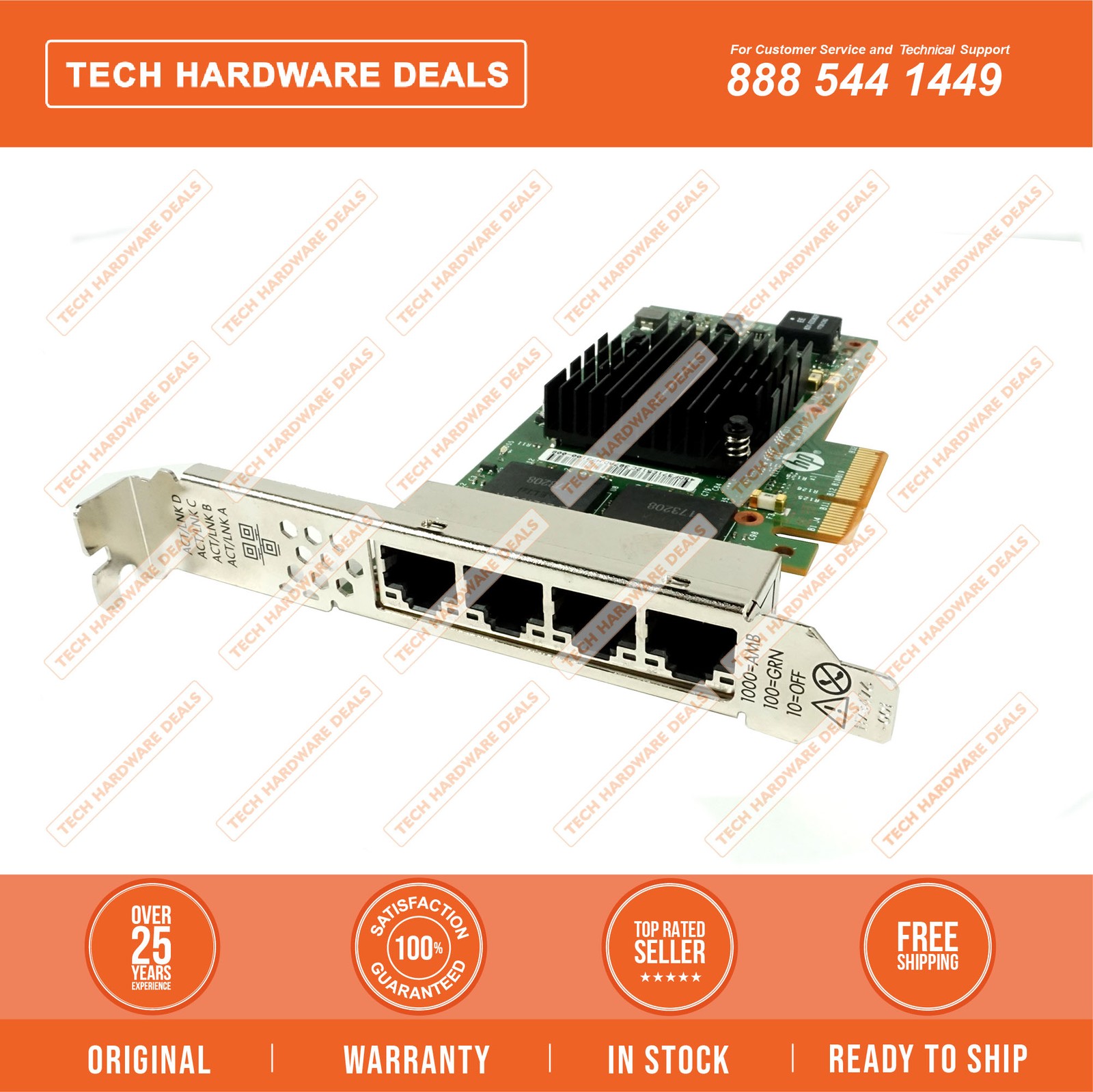 811544-001    HP ETHERNET 1GB 4-PORT 366T ADAPTER