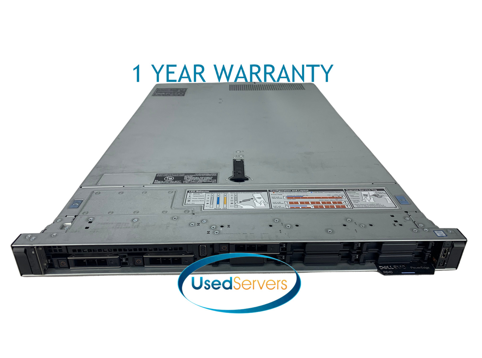 Dell Poweredge R640 2x SLVR 4116 2.1GHZ=24Cores 64GB 2133 3x HD TRAY H730P