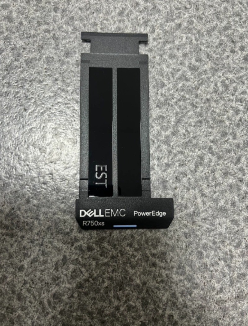 New Dell Front Panel EST Nameplate Tongue For PowerEdge R750XS 2U Server