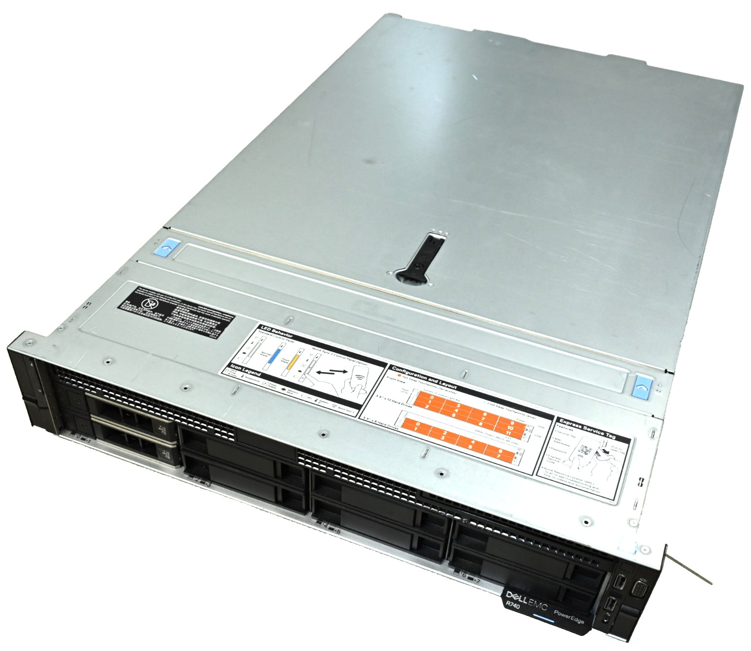 Dell PowerEdge R730 8LFF 2x Gold 5122 3.6GHz 8C 64GB 2x1TB SATA RAID