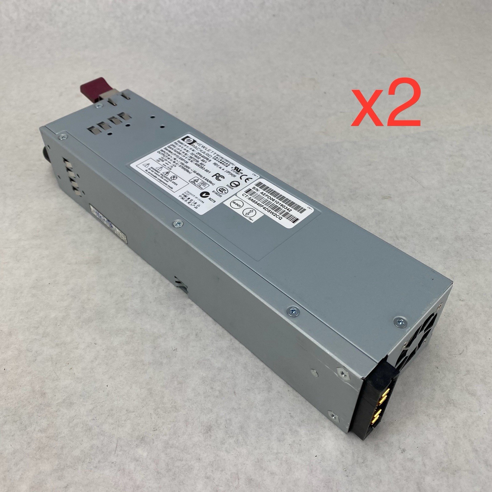 HP DPS-600PB B 575W Server Power Supply Power Tested Lot of 2