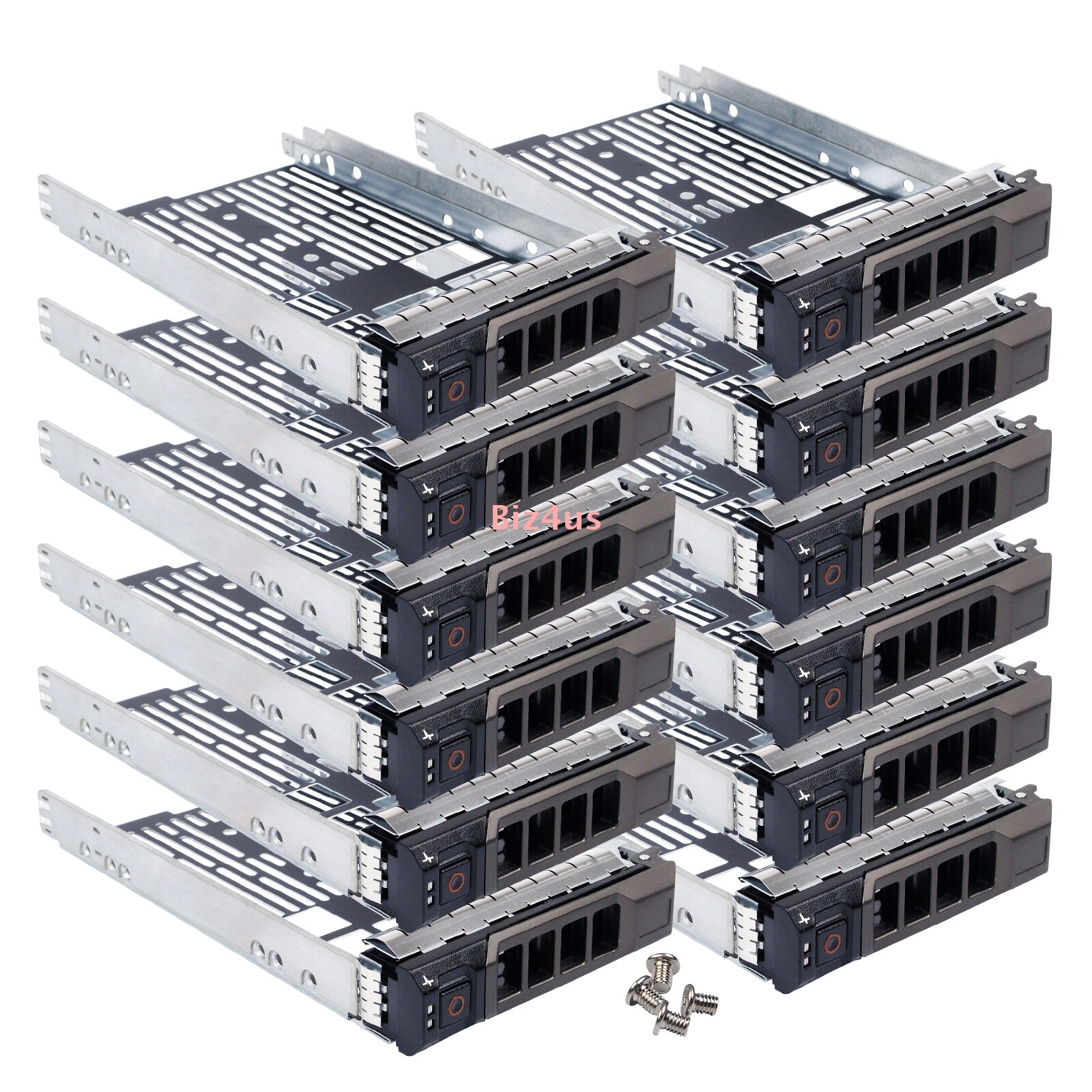 12pcs 3.5″ LFF SAS SATA Hard Drive Tray Caddy for Dell PowerEdge R730XD Server