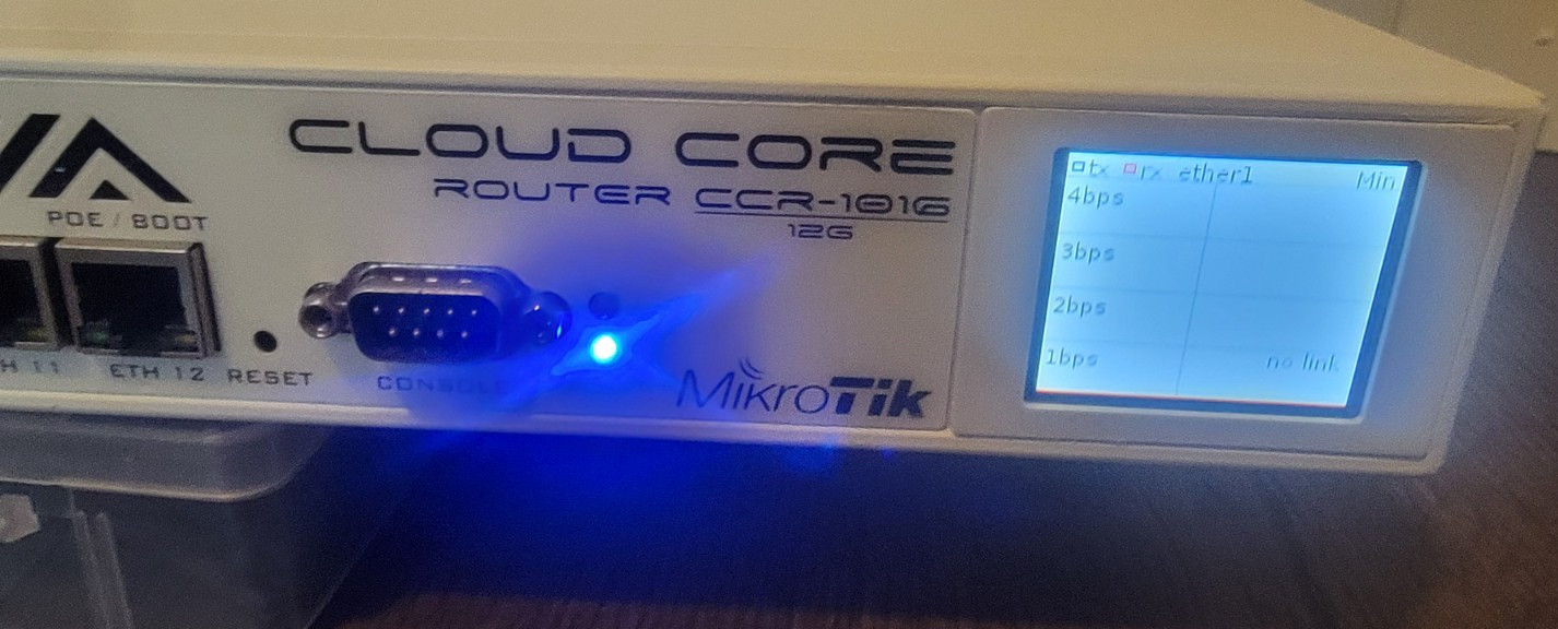 Mikrotik CCR1016-12G 12-Port Gigabit Wired Router