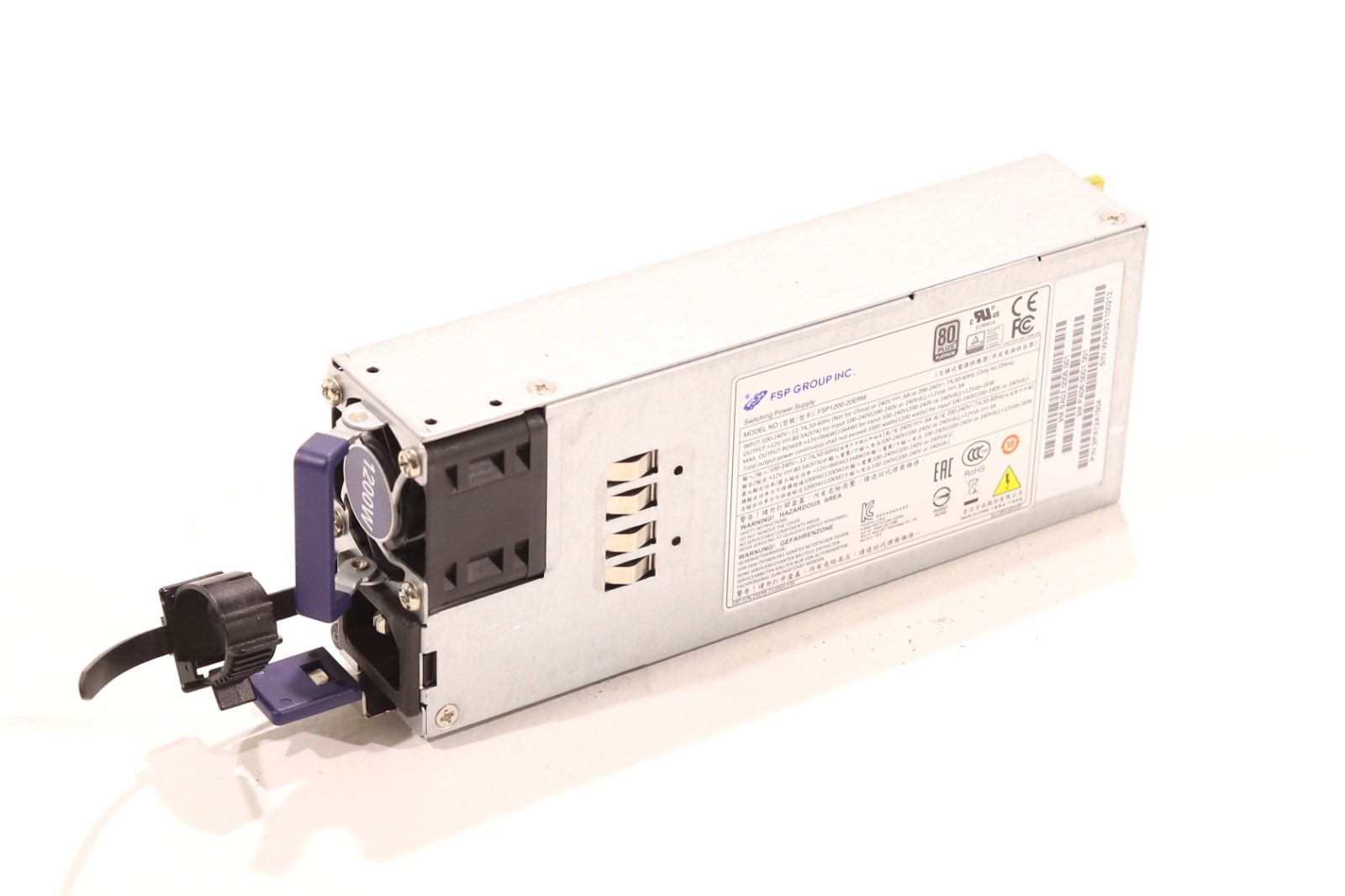 FSP Group FSP1200-20ERM 1200W Server Power Supply P/N: 9PA12A1504 Tested Working
