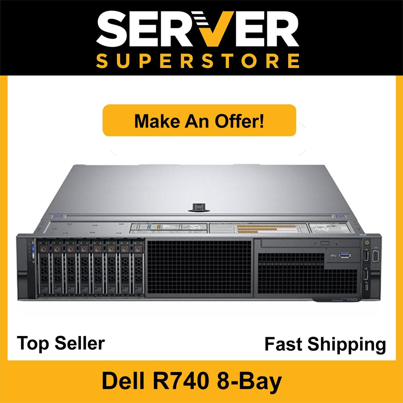 Dell PowerEdge R740 Server 2x Gold 6130 = 32 Cores 64GB RAM H730P 4x 900GB SAS