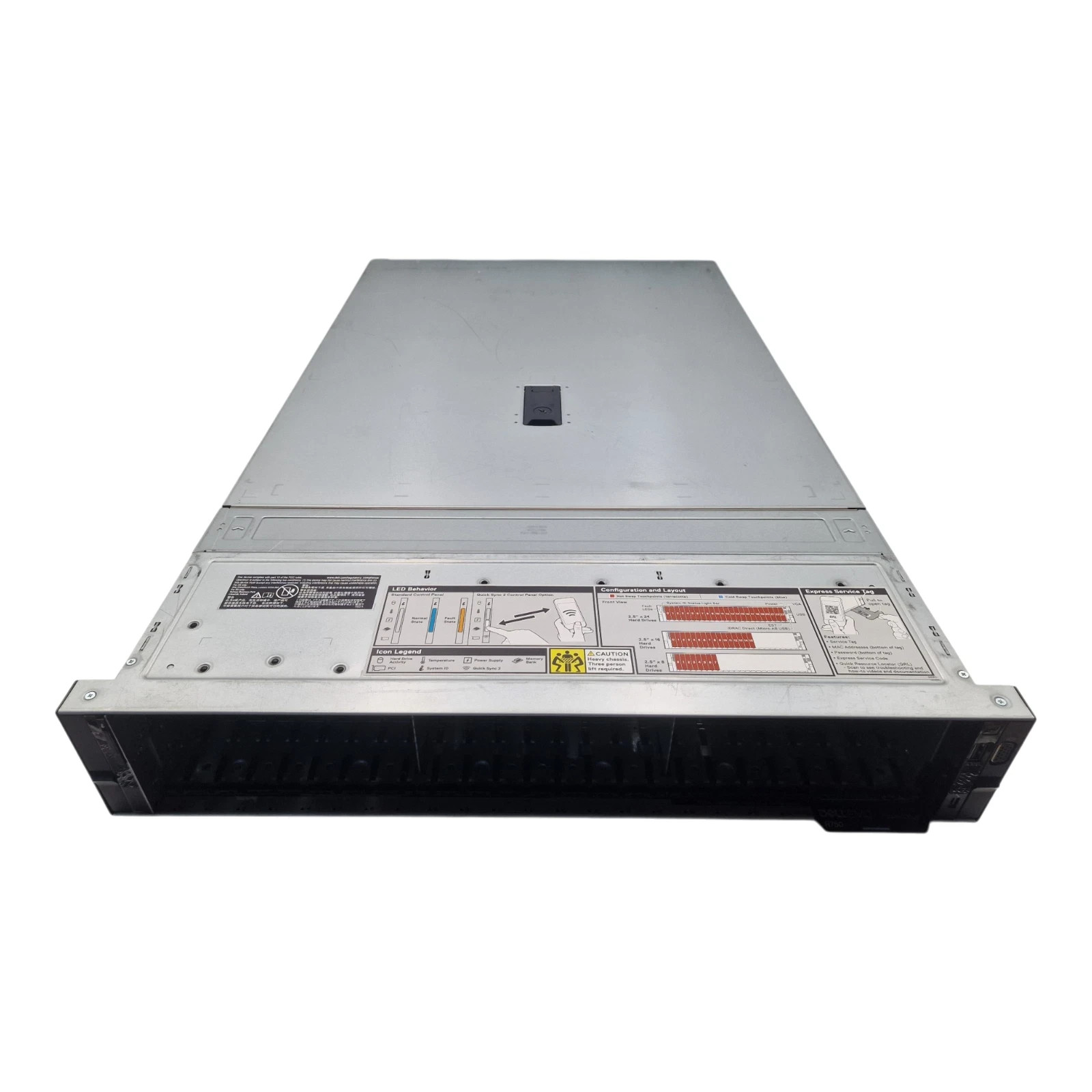 Dell PowerEdge R750 2x Scalable CPU 32x DIMM 24x SAS SFF Bay H755 2U CTO Server