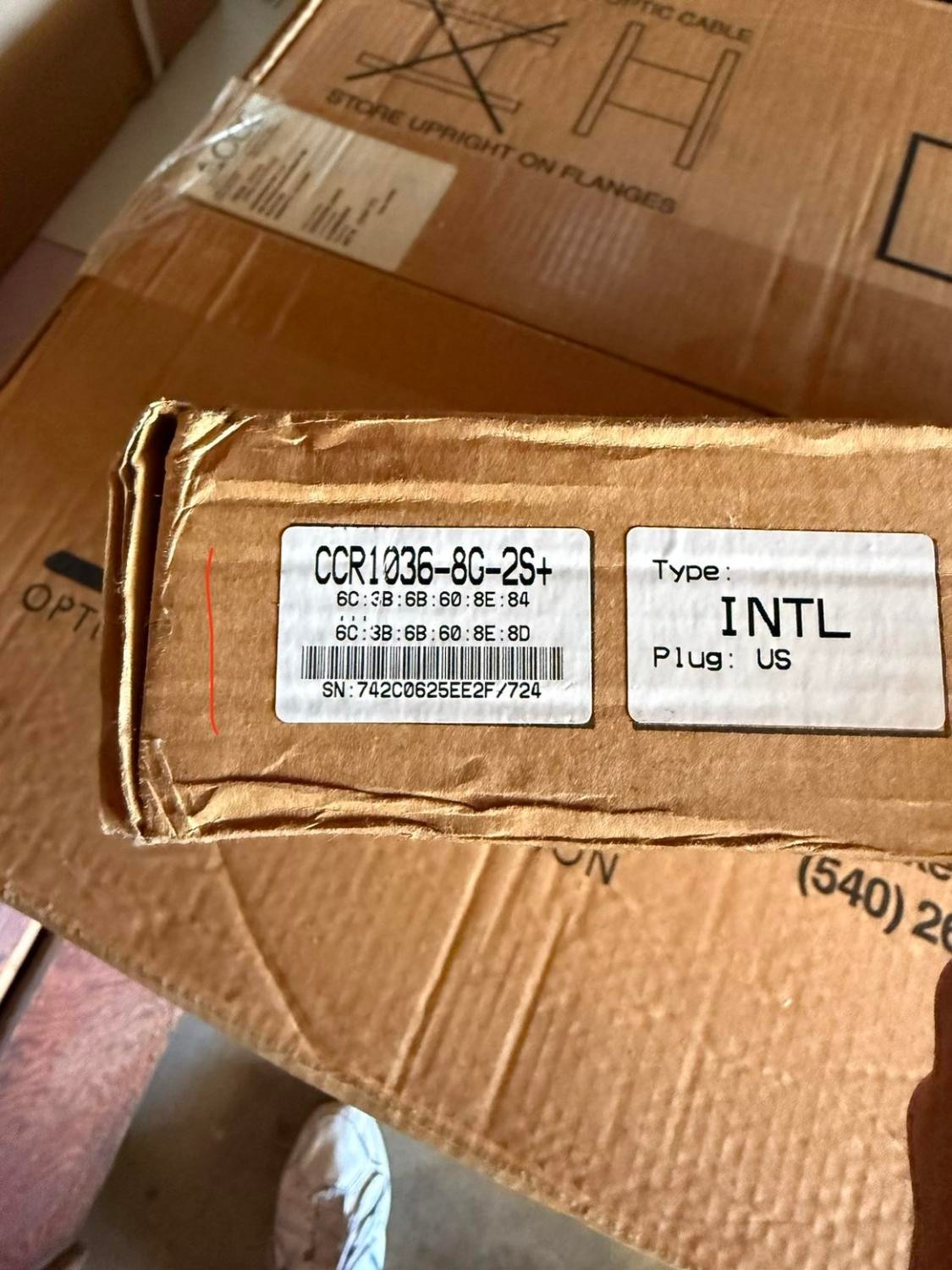 MikroTik CCR1036-8G-2S+EM 8 Port Gigabit Ethernet Router