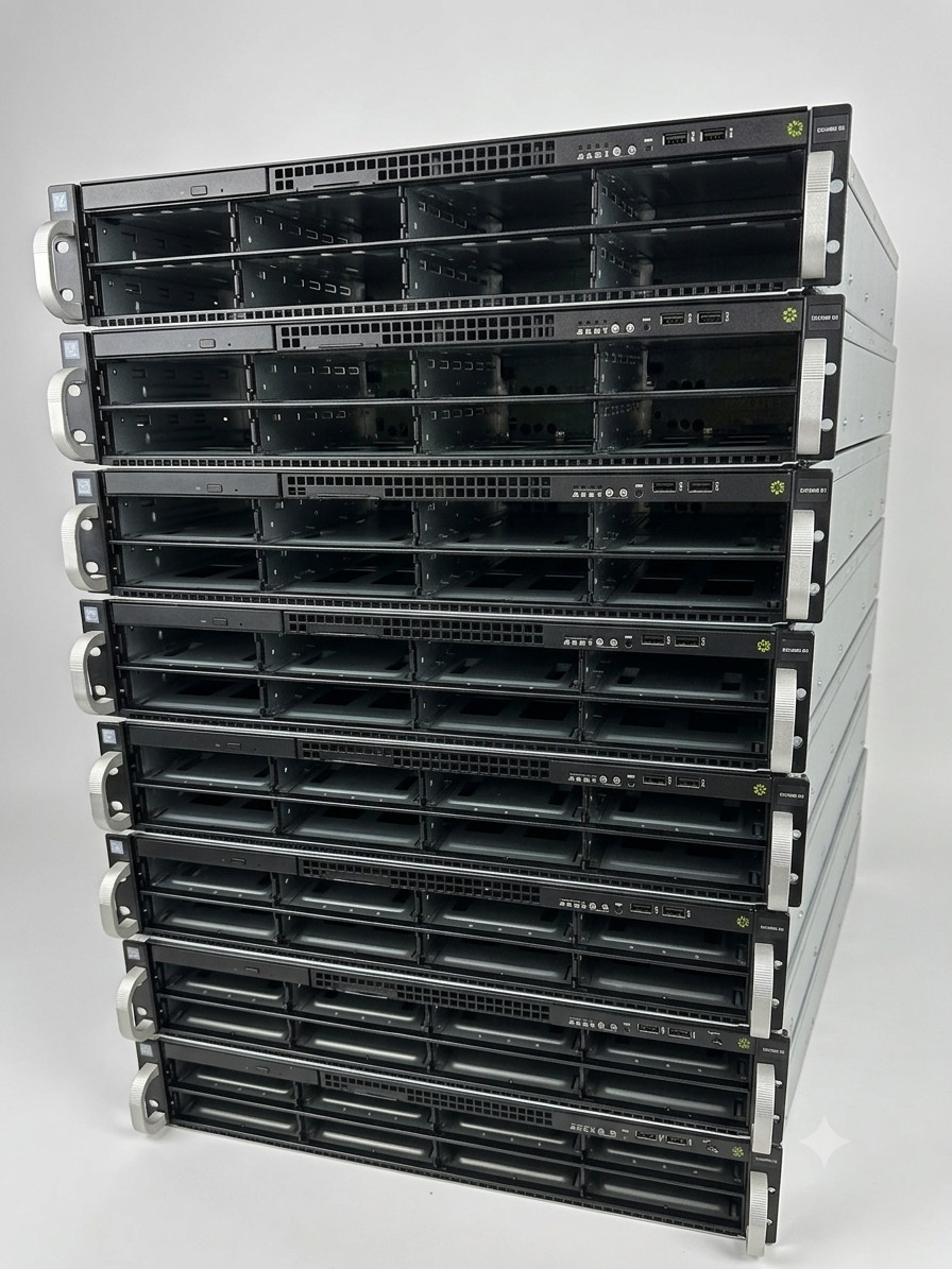 2U AI MINING SERVER 2x Xeon 44 cores 2.2Ghz DDR4 2x NVIDIA V100 GPU PCIe 2PS USA